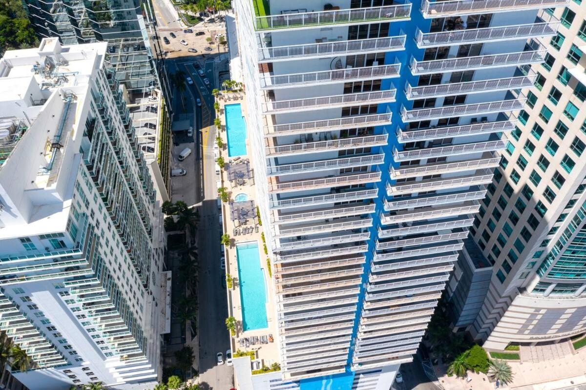 Upscale Brickell 3 Bedroom With Water Views And Free Parking Miami Luaran gambar