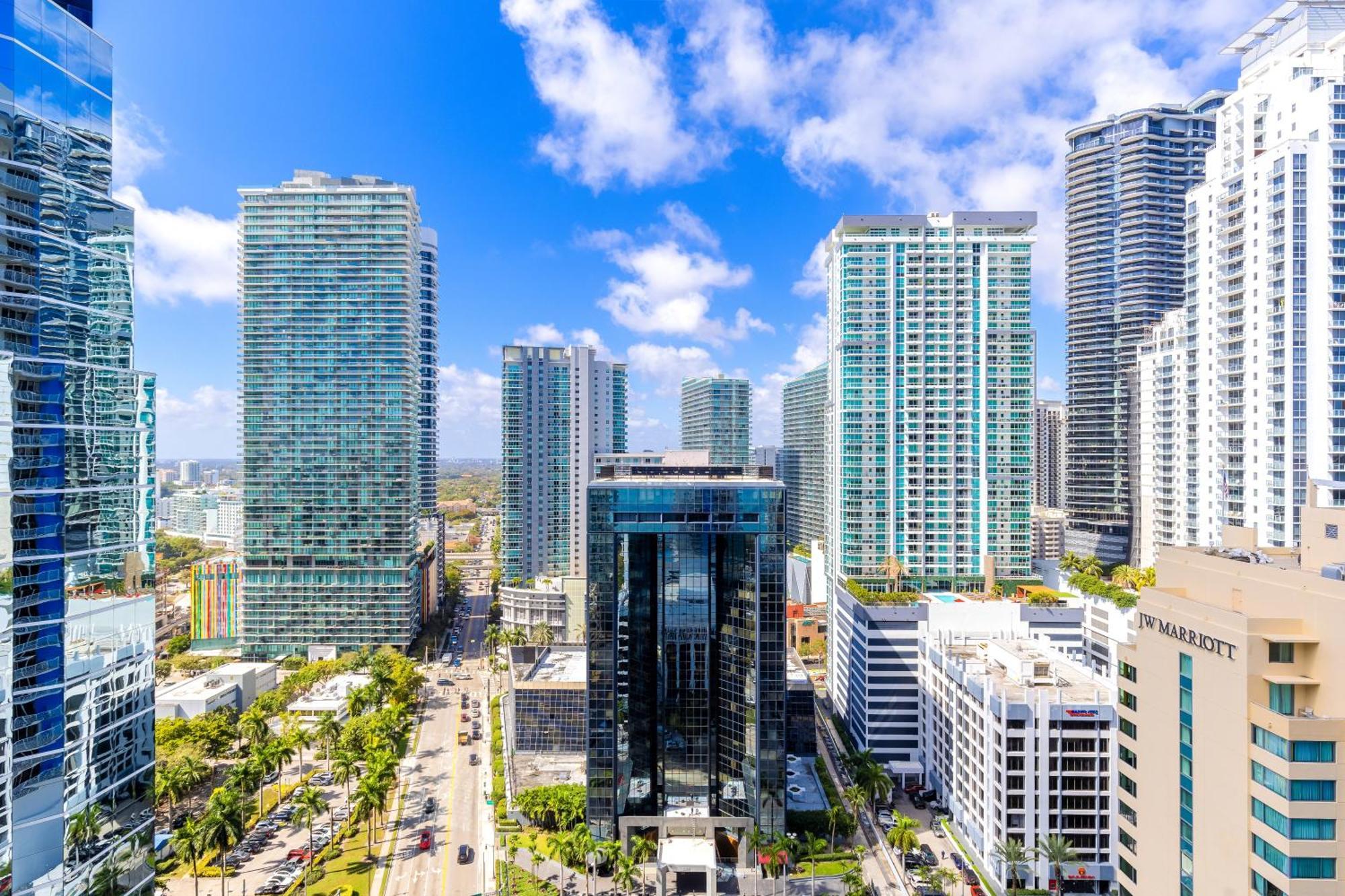 Upscale Brickell 3 Bedroom With Water Views And Free Parking Miami Luaran gambar